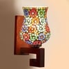 Devansh Solid Wood Electric Wall Light in Multi Colour with Multi Shade Count of 1 Light