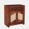 Sheesham Wood 2 Door 2 Drawer Sideboard In Honey Oak Finish