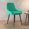 Rickman Fabric Lounge Chair in Lagoon Green Colour
