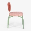 Dastoori Stainless Steel Outdoor Dining Chair in Beige Colour