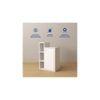 Kairi Engineered Wood Bedside Table in White Finish