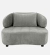 Henry Boucle 1 Seater Sofa in Grey  Color