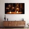 The Castle Decor Lord Buddha Meditation Wall Art Framed Painting 27x48 Inch (Style 11)