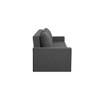 Akron 3 Pull Out Sofa Cum Bed In Dark grey Colour