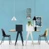 Scandinavian Valen Writing Desk Matte Black Finish