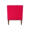 Claudia Boucle Fabric Arm Chair in Red Colour