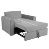 Clevam  Pull Out Sofa cum Bed  in Grey Colour