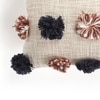 Tufted And Patterned Lumbar Cushion Cover