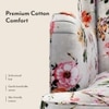 Genoa Wing Chair in  Floral Colour