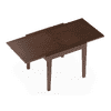 Murphy 6 Seater Dining Table In Dark Walnut Finish