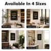 The Castle Decor Alcohol Quote Wall Art Framed Painting 14x20 Inch