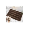 Vada Brown Solid Natural Fiber 24x16 inches Anti-Skid Bath Mat