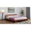 Wilbur Solid Wood King Size Non Storage Bed In Teak Finish