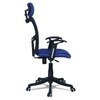 Jeaorda High Back Ergonomic Chair in Blue Colour