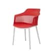 Kepler Brooks Senora Cafeteria Dining Chair in Red Colour
