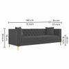 Haruko Fabric Sofa - Grey