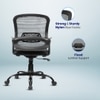 Elva Mid Back Mesh Office Chair in Black Colour
