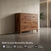 Magellan Solid Wood Chest of 6 Drawers in Teak Finish