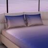 Stoa Paris 300TC UltrSatin Super King Bedsheet Set Satin Super Taupe Sapphire
