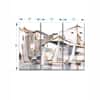 Truss White Pieces Right Conditions Canvas Wall Prints Canvas Wall Prints Set of 3 Multicolor Matte