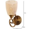 Eliante Modern Wall Lights Mild Steel & Glass Material Antique & Champaign Finish