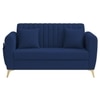 Daraco Velvet 2 Seater Sofa in Navy Blue Color