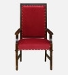Pury Sheesham Wood Armchair In Provincial Teak Finish