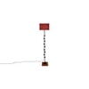 Elin Maroon Cotton Shade Floor Lamp