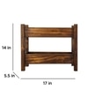 Evana Wooden Kitchen Countertop Organiser