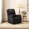 Lebowski One Seater Recliner in Cocoa Brown Leatherette