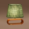 Devansh Green  Jute Table Lamp With Wood Natural Base -13