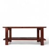 Aroda Sheesham Wood Contemporary Rectangle Coffee Table In Honey Finish