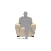 Adelaide Sofa Set (Colour: Pearl White, Seater: 2+1+1)