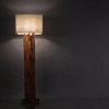 Palisade Beige Jute Floor Lamp with Beige Jute Base