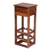Lager Solid Wood Bar Rack With One Drawer