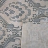 Timo White & Green Floral 400 TC Cotton Flat Queen Size Bedsheet with 2 Pillow Covers – Threads