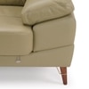 Europa 2 Seater Leatherette Sole in Light Green Colour