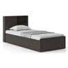 Amy Engineered Wood Single Size Box Storage Bed In Dark Wenge Finish