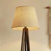 Zoe Beige Jute Floor Lamp with Beige Jute Base