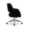Doe Buck Lotsee Modern Black Boucle Office Chair