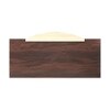 Arisa Engineered Wood Queen  Size Bed With Box Storage (Walnut Finish)