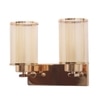 Eliante Modern Wall Lights Mild Steel & Glass Material Gold & Champaign Finish