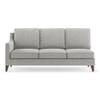 Abbey Sectional Sofa (Colour : Vapour Grey, Cushion : Soft, Seater : Right Aligned 3 Seater + Right Aligned Chaise)