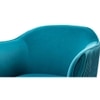 Celeo Solid Wood Accent Chair in Blue Colour