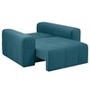 Riyab  Pull Out Sofa cum Bed  in T Blue Colour