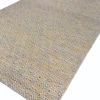 Jaipur Rugs Soft Diamond Wool And Viscose 6x9 Feet Savannah Green And Undyed White Dhurrie Carpet