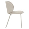 Scandinavian Kenzi Dining Chair Matte Beige Finish
