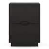 Zephyr Solid Wood Bedside Table in American Walnut Finish