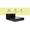 Aceso Solid Wood King Size Drawer Storage Bed In Melamine Finish