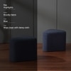 Triad Blue Boucle Pouf Ottoman Set Of 2